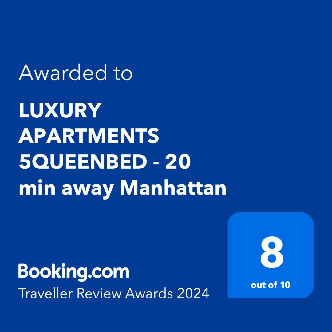 Luxury Apartments 5Queenbed - 20 Min Away Manhattan Jersey City Extérieur photo